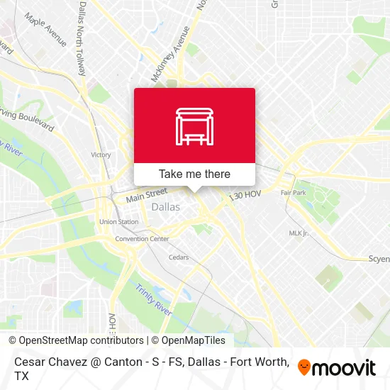 Cesar Chavez @ Canton - S - FS map