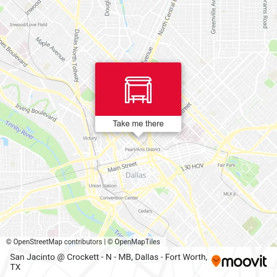 San Jacinto @ Crockett - N - MB map