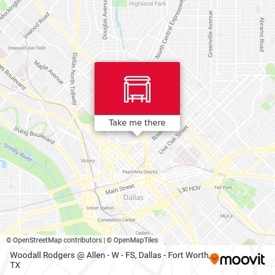 Woodall Rodgers @ Allen - W - FS map