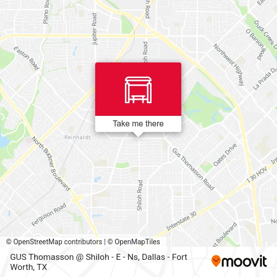 GUS Thomasson @ Shiloh - E - Ns map