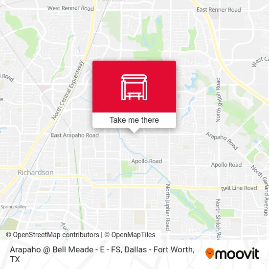 Arapaho @ Bell Meade - E - FS map