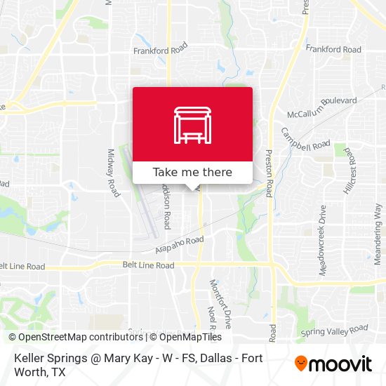 Keller Springs @ Mary Kay - W - FS map