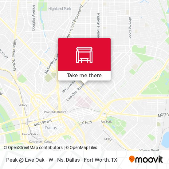 Peak @ Live Oak - W - Ns map