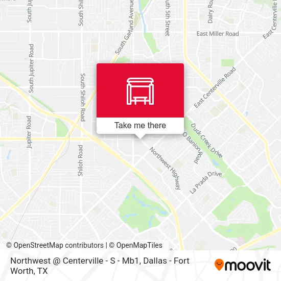 Northwest @ Centerville - S - Mb1 map