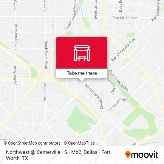 Northwest @ Centerville - S - Mb2 map