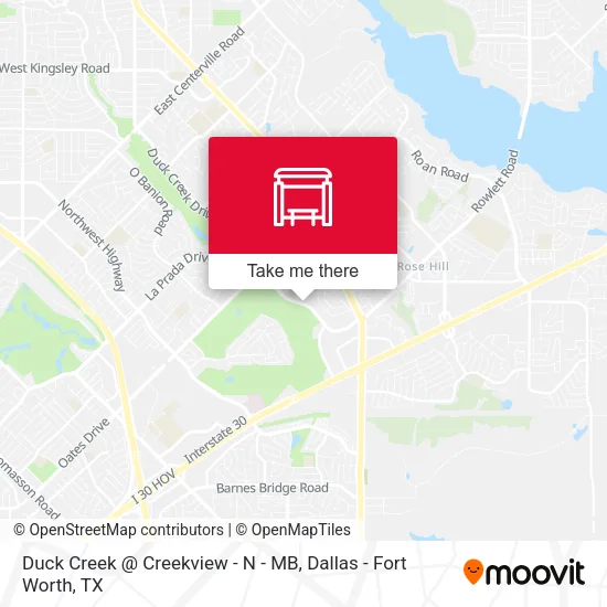 Duck Creek @ Creekview - N - MB map