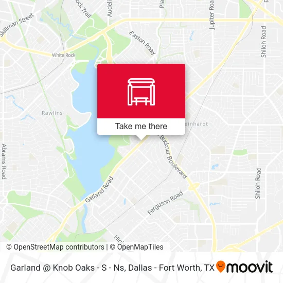 Garland @ Knob Oaks - S - Ns map