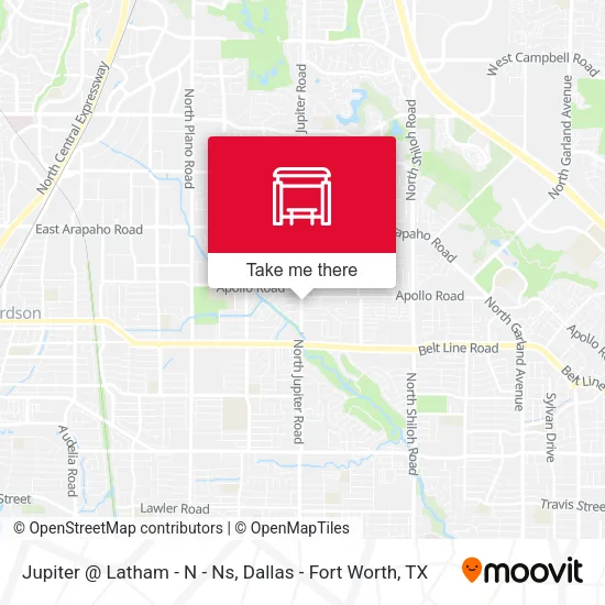 Jupiter @ Latham - N - Ns map