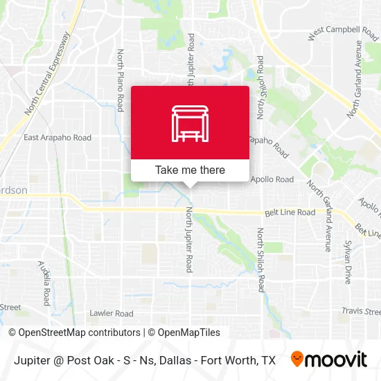 Jupiter @ Post Oak - S - Ns map