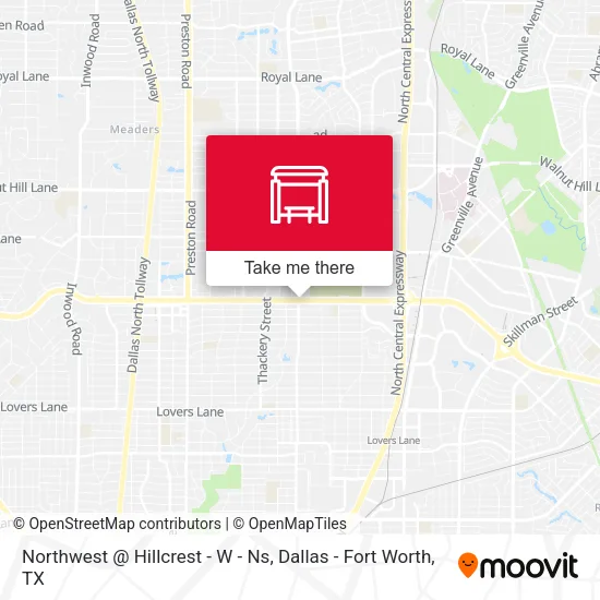 Northwest @ Hillcrest - W - Ns map