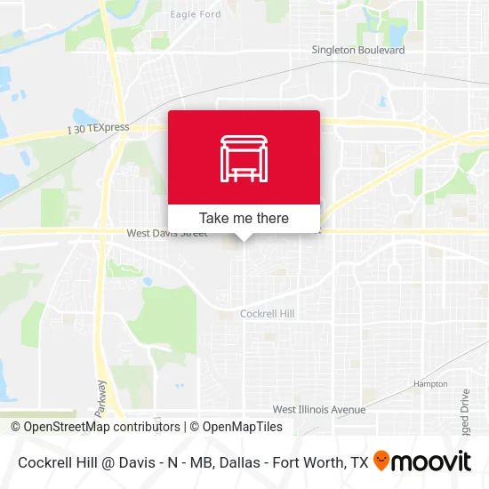 Cockrell Hill @ Davis - N - MB map