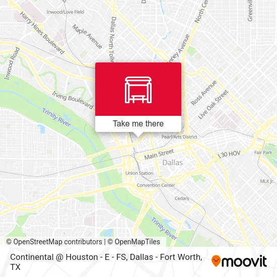 Mapa de Continental @ Houston - E - FS