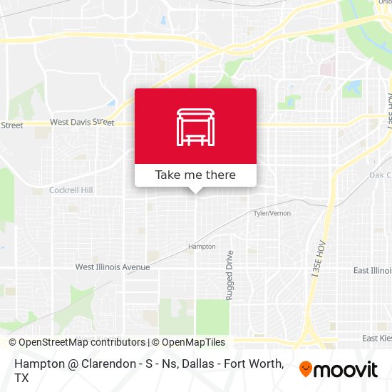 Hampton @ Clarendon - S - Ns map