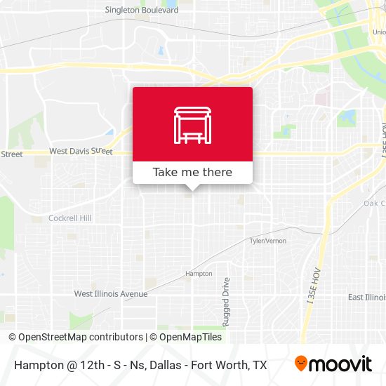 Mapa de Hampton @ 12th - S - Ns