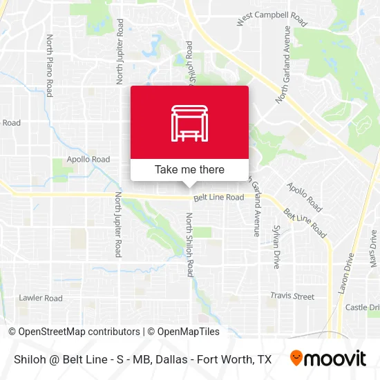 Shiloh @ Belt Line - S - MB map