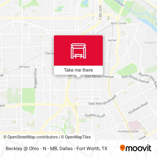Mapa de Beckley @ Ohio - N - MB