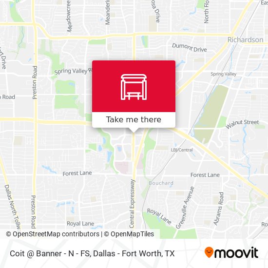 Coit @ Banner - N - FS map