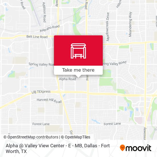 Alpha @ Valley View Center - E - MB map