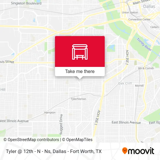 Tyler @ 12th - N - Ns map