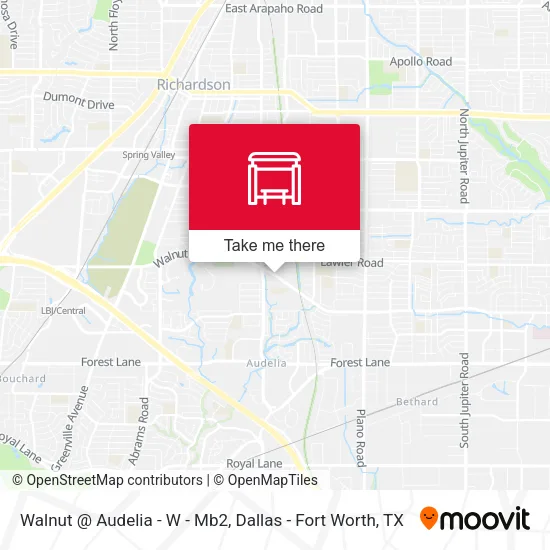 Walnut @ Audelia - W - Mb2 map