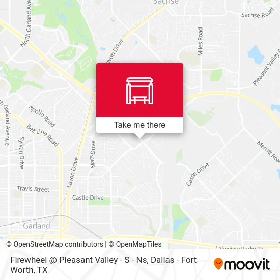 Firewheel @ Pleasant Valley - S - Ns map