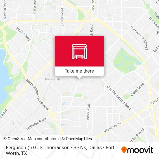 Ferguson @ GUS Thomasson - S - Ns map