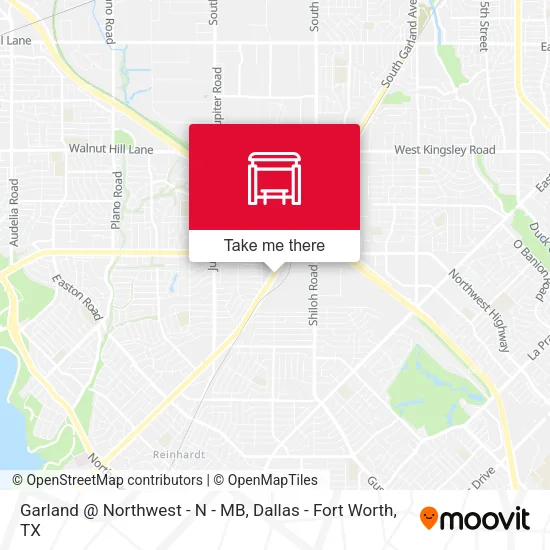 Garland @ Northwest - N - MB map