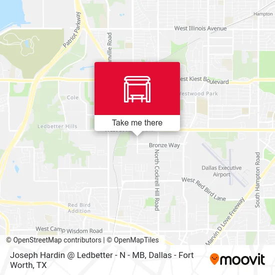 Joseph Hardin @ Ledbetter - N - MB map