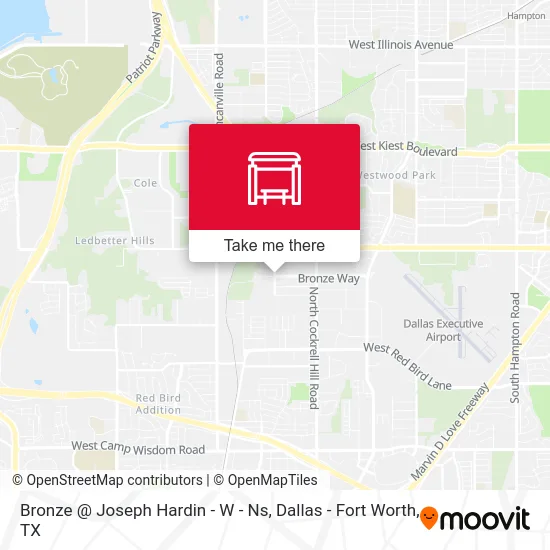 Bronze @ Joseph Hardin - W - Ns map