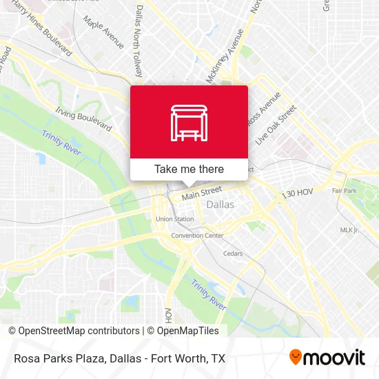 Rosa Parks Plaza map