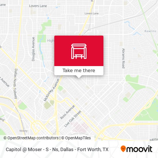 Capitol @ Moser - S - Ns map