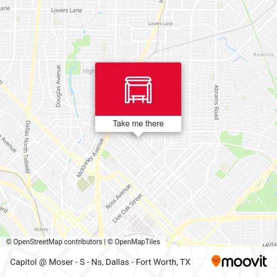 Capitol @ Moser - S - Ns map