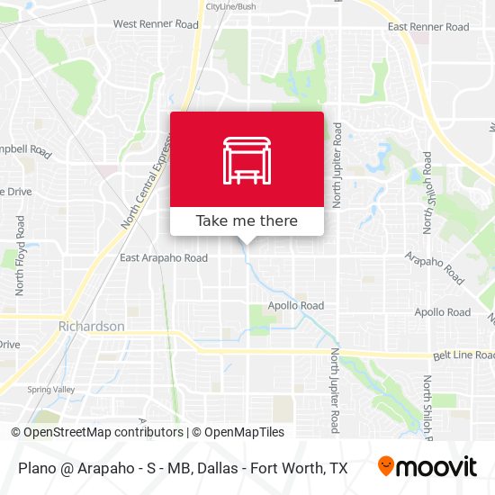 Plano @ Arapaho - S - MB map