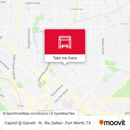Capitol @ Garrett - N - Ns map