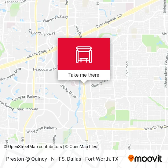 Preston @ Quincy - N - FS map