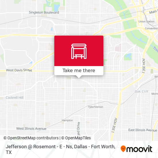 Mapa de Jefferson @ Rosemont - E - Ns
