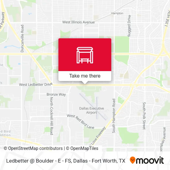 Mapa de Ledbetter @ Boulder - E - FS