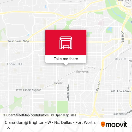 Clarendon @ Brighton - W - Ns map