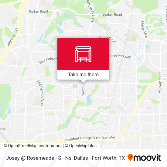 Josey @ Rosemeade - S - Ns map
