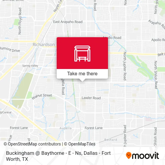 Buckingham @ Baythorne - E - Ns map