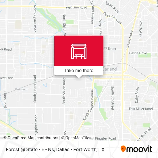 Forest @ State - E - Ns map
