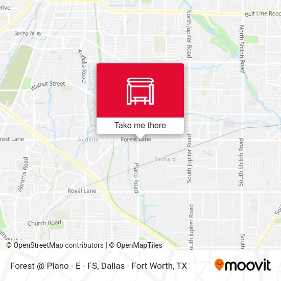Forest @ Plano - E - FS map