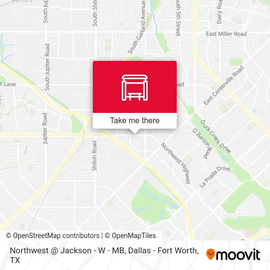 Northwest @ Jackson - W - MB map
