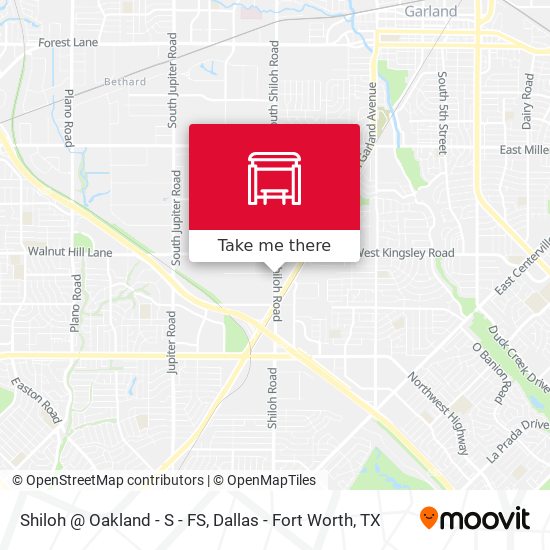 Shiloh @ Oakland - S - FS map