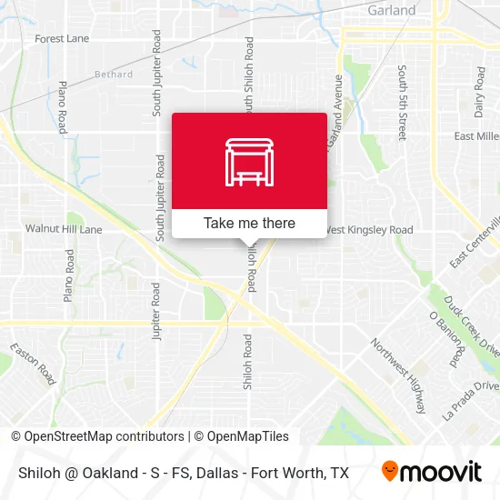 Mapa de Shiloh @ Oakland - S - FS