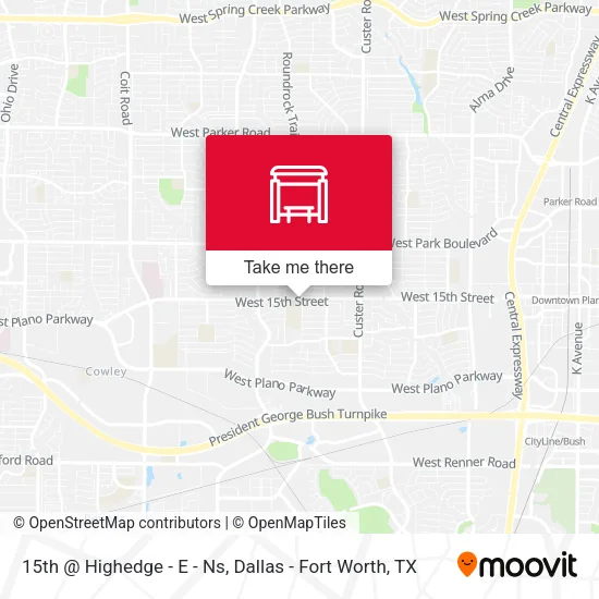 15th @ Highedge - E - Ns map