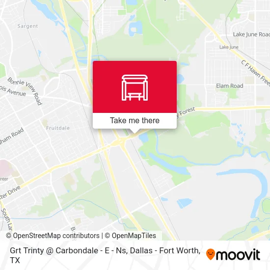 Grt Trinty @ Carbondale - E - Ns map