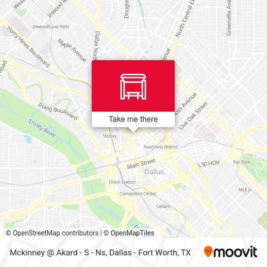 Mapa de Mckinney @ Akard - S - Ns
