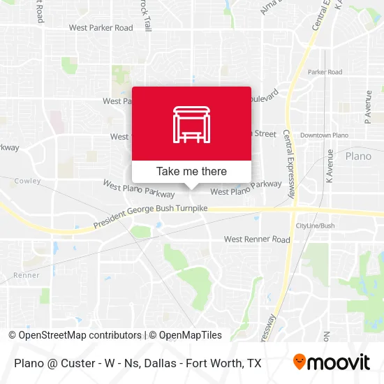 Plano @ Custer - W - Ns map