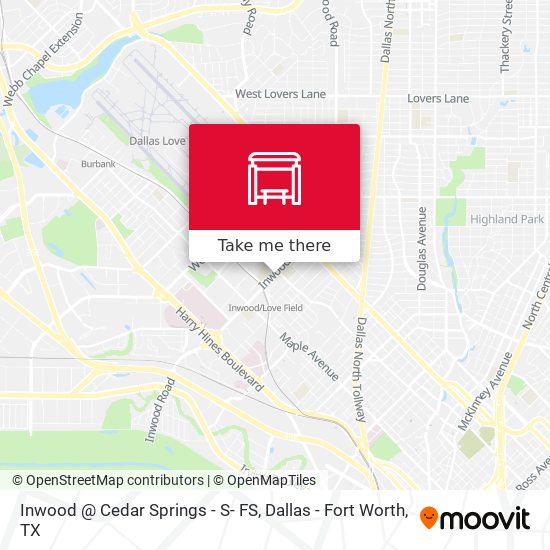 Inwood @ Cedar Springs - S- FS map